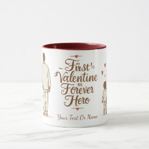Custom Valentine Gift for Dad   Personalized Name  Mug