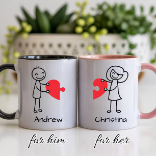 Custom Valentine’s Day Coffee Mug Gift for Couples