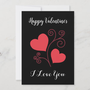 Custom Valentine's Card Minimalist Modern Chic