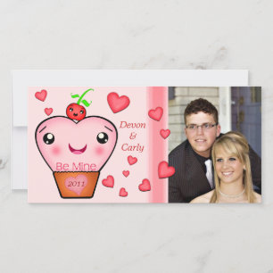Custom Valentine's Day Kawaii Carte photo