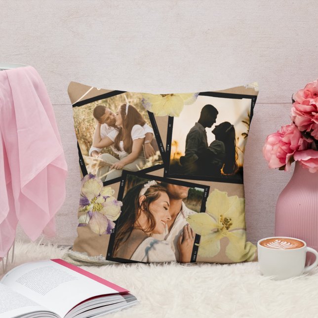 Custom Valentine's Day Romantic Couple Photo  Throw Pillow (Creator Uploaded)
