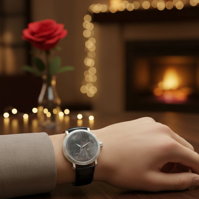 Custom Valentine's Day Romantic Couple Photo  Watch (Creator Uploaded)