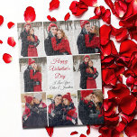 Custom Valentine's Day Romantic Love Photo Collage Jigsaw Puzzle<br><div class="desc">This beautiful Happy Valentine's Day puzzle gift has bold red script in the centre and your names surrounded by 8 romantic couple photos around the border. Select the sweetest photographs of your relationship to make a sweet photograph collage for your boyfriend, girlfriend, wife, husband, or partner. A wonderful personalized Valentine...</div>