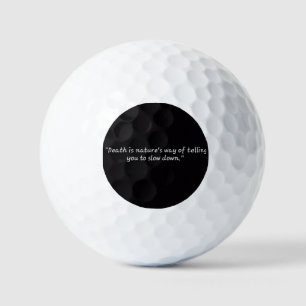 Custom Value Golf Ball with motivational quote
