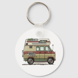 Custom Van Camper RV Keychain