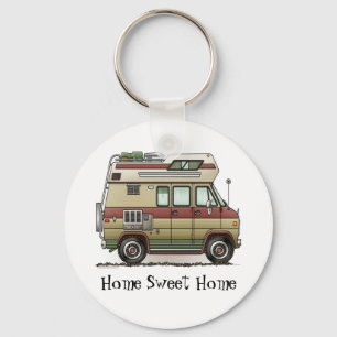 Custom Van Camper RV Keychain HSH