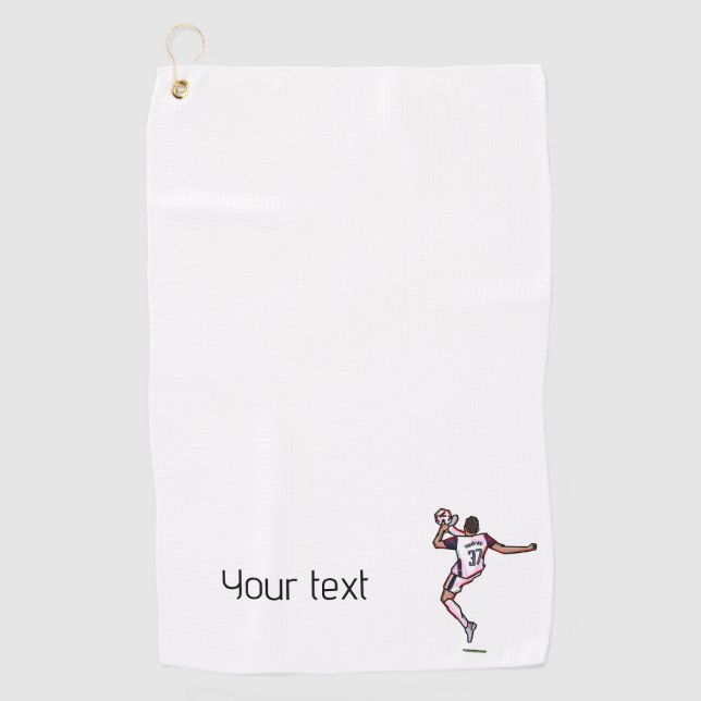 Custom Van der Ven Logo Golf Club Towel (Front)