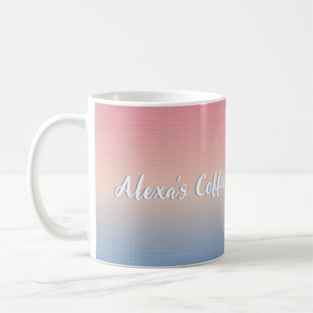 Custom Vaporwave Coffee Mug (Left)