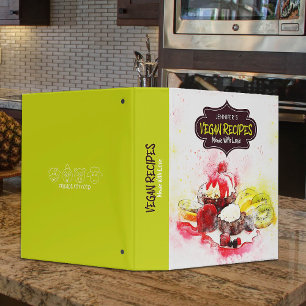 Custom Vegan Recipe Binder