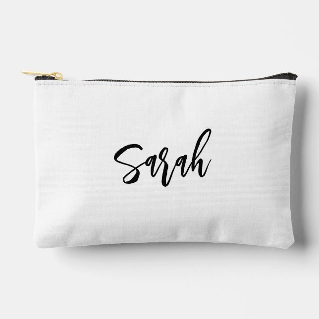 Custom Velvet Cosmetic Bag for BRIDESMAIDS - Perso (Front)