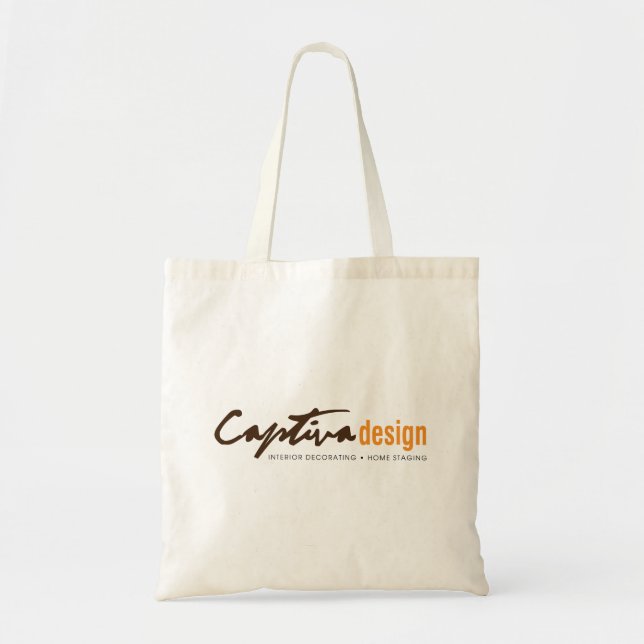 Custom Version 2, Captiva Design Logo Only Tote Bag (Front)