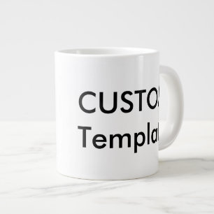 Custom Very Large Jumbo 20oz White Coffee Mug