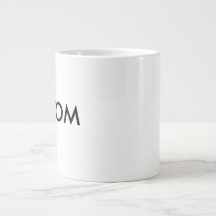 Custom Very Large Jumbo 20oz White Coffee Mug