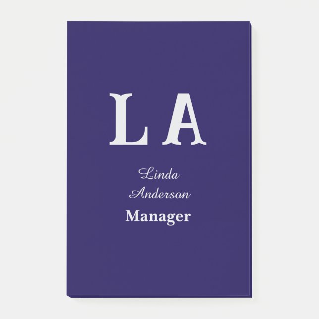 Custom vibrant professional post-it notes (Front)