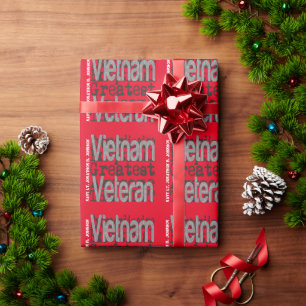 CUSTOM Vietnam Veteran Extraordinaire Wrapping Paper