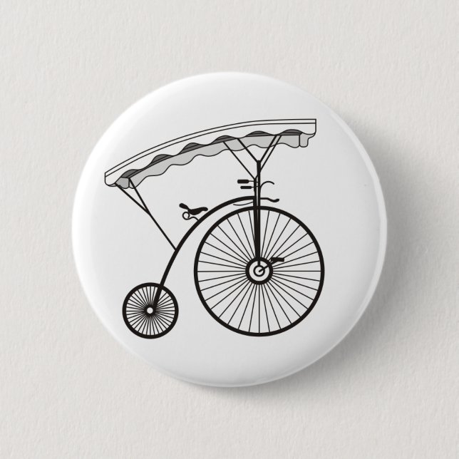 Custom Villager Prisoner Badge b&w art 2 Inch Round Button (Front)