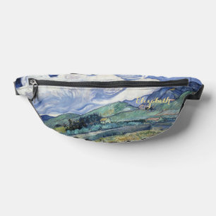 Custom Vincent Van Gogh Art Travel Waist Crossbody Fanny Pack