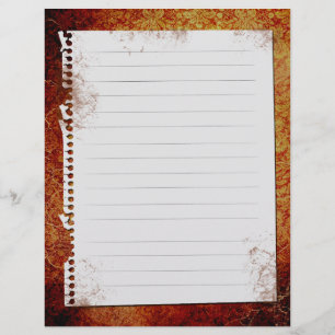 Custom Vintage Antiqued Recipe Binder Inserts