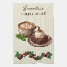 Custom Vintage Bakery Merch Brownie Art