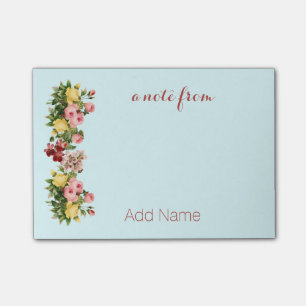 Custom Vintage Charm Post-it® Notes