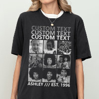Custom Vintage Create Your Own 9 Photo Collage