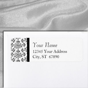 Custom Vintage Floral Daisy Return Address Labels