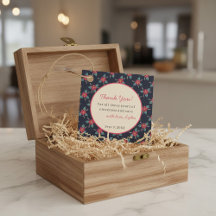 Custom Vintage Floral Thank You