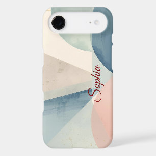 Custom Vintage Geometric Pastel Phone Case — iPhon