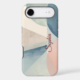 Custom Vintage Geometric Pastel Phone Case — iPhon