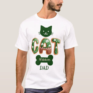 Custom Vintage Irish St Patricks Day Cat Dad T-Shirt