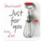 Custom Vintage "Just for You" Stickers