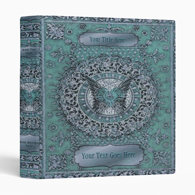 Custom Vintage Look Journal Binder (Front/Spine)