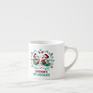 Custom Vintage Mickey & Minnie   Hot Chocolate Espresso Cup