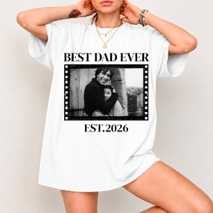 Custom Vintage Nostalgic Photo Birthday 90s Style T-Shirt