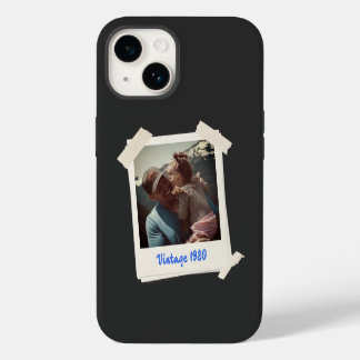 Custom Vintage Photo and Year Gift iPhone 14 Case