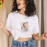 Custom Vintage Photo and Year Gift T-Shirt<br><div class="desc">Take a stroll down memory lane with our custom vintage photo and year shirt - a perfect blend of retro charm and modern style. This shirt is a timeless tribute to your cherished memories. Embrace nostalgia with every wear and showcase your most treasured moments with style. Don't just wear a...</div>