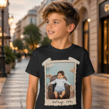 Custom Vintage Photo Birthday