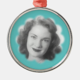 Custom Vintage Photo Metal Ornament