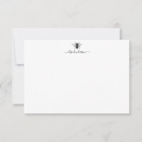 Custom Vintage Queen Bee Note Card