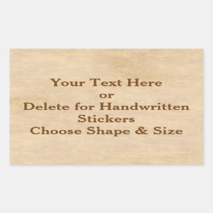 Custom Vintage Stickers or Blank Stickers in BULK