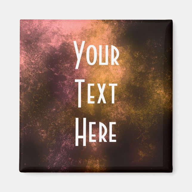 Custom Vintage Texture Fridge Magnets (Front)