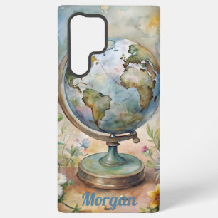 Custom Vintage World Travel Art Samsung Galaxy Case