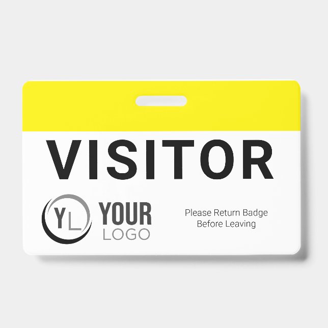 Custom Visitor ID Badge (Front)