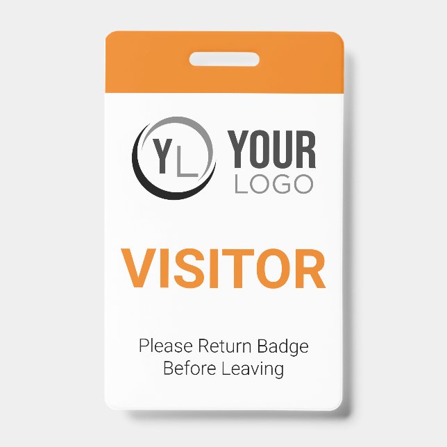 Custom Visitor ID Badge (Front)