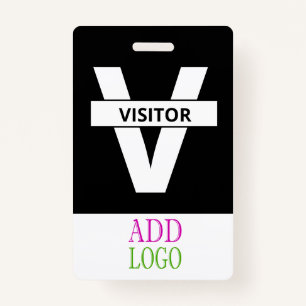 Custom Visitor - Photo pass- Name ID Badge