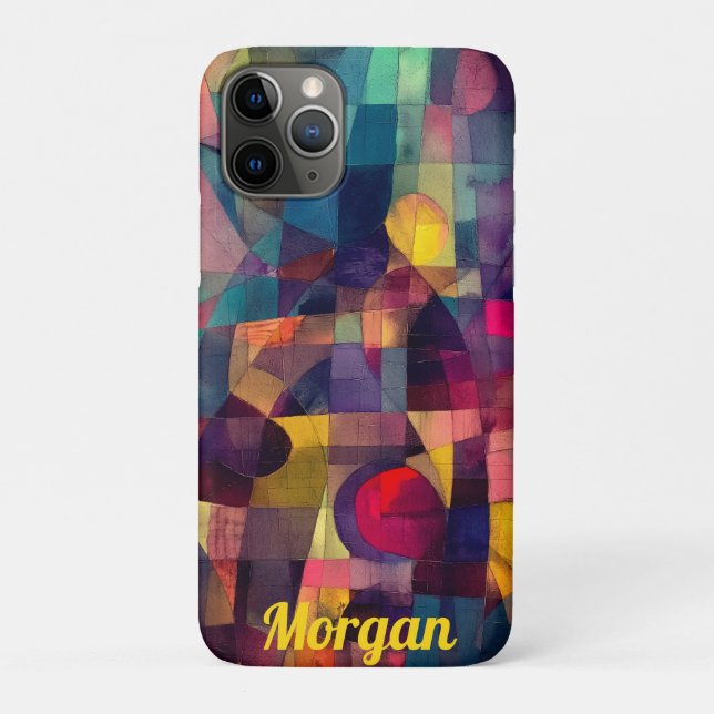 Custom Vivid Abstract Geometric Art  Case-Mate iPhone Case (Back)