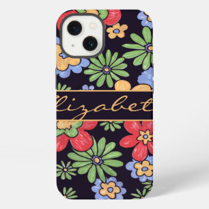Custom Vivid Colorful Flowers to Personalize iPhone 13 Case