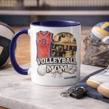 Custom Volleyball Mom Photo Gift