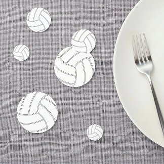 Custom Volleyball Party Table Confetti