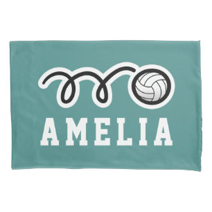 Custom volleyball pillowcase for children's room